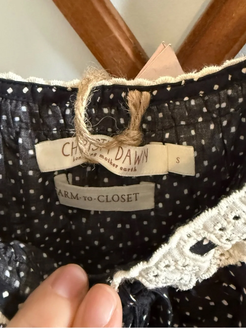 Christy Dawn Kelly Dress - Noir Dot - Picture 3 of 5